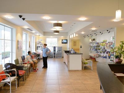 Morningside Animal Hospital reception area Morningside Animal Hospital reception area