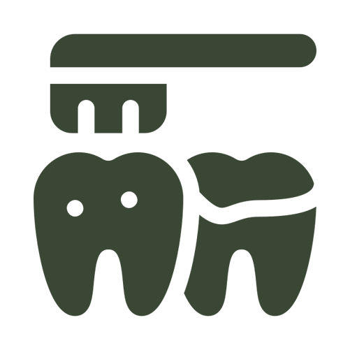 teeth brushing icon